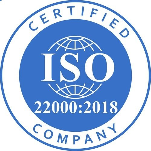 ISO 22000:2018 Certificate